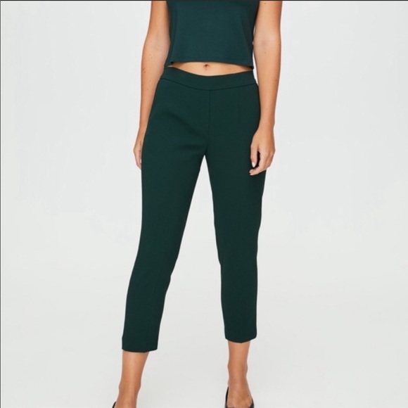 Aritzia Pants - BABATON (ARITZIA) Green Scarab Conan Pant